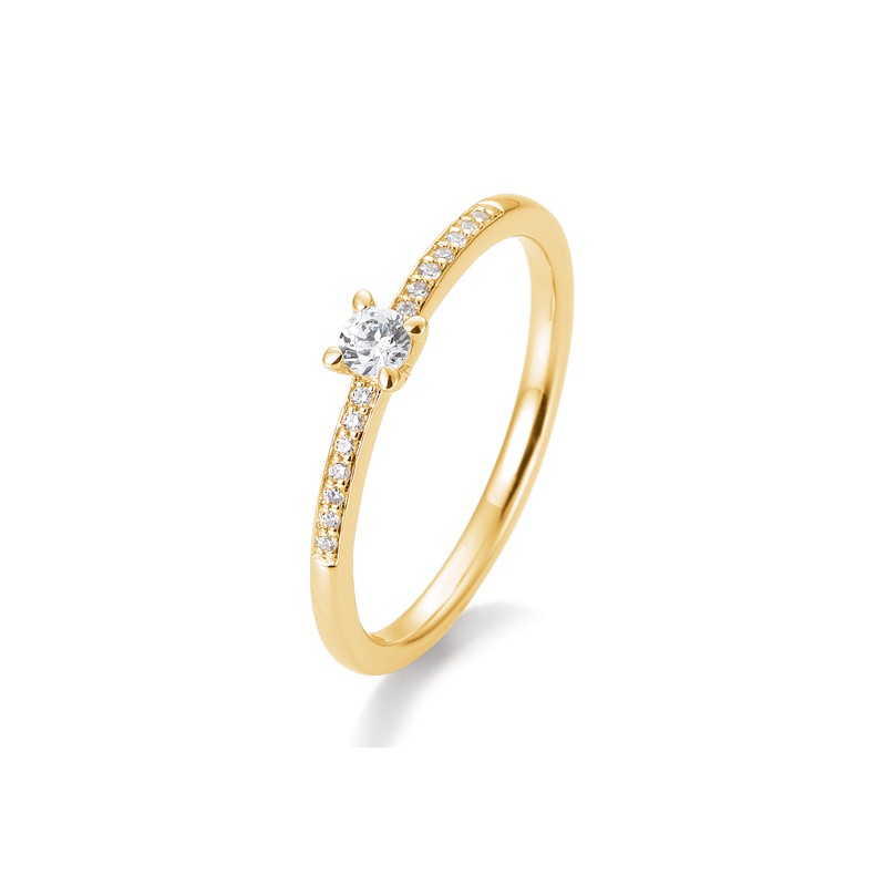 Solitaire - Sevilla Ring 585 Gelbgold